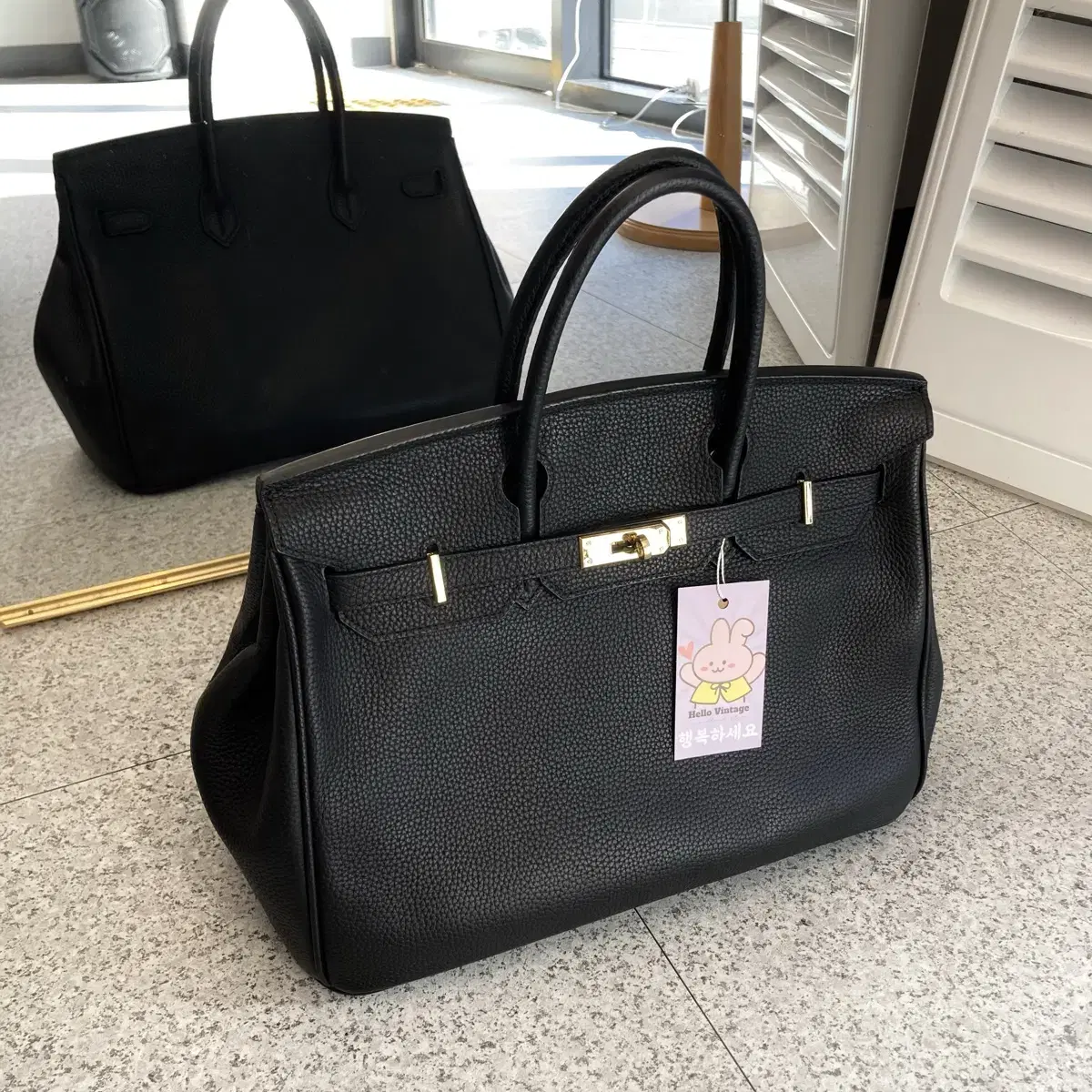 가죽 토드백 Leather Tote Bag